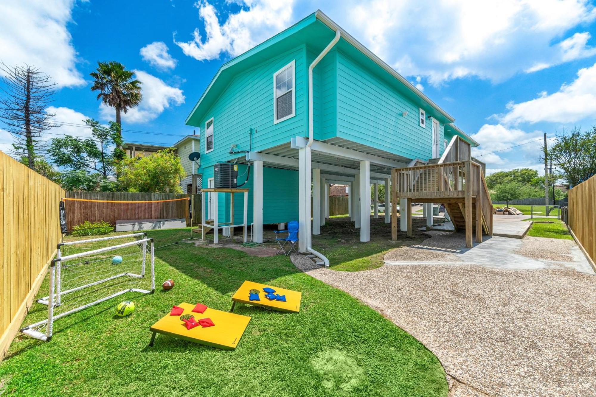 Nr Beach Pier Oasis Game Tables Yard Bbq Γκάλβεστον Εξωτερικό φωτογραφία